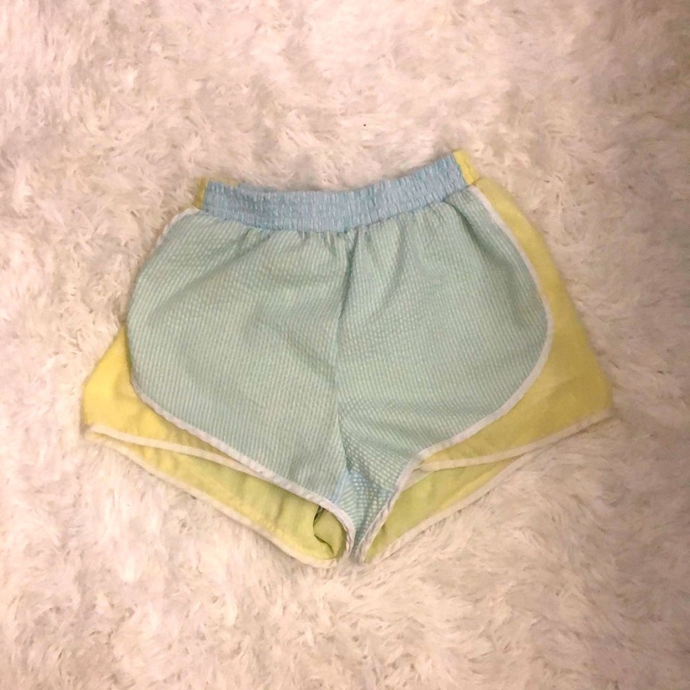 Seersucker running shorts